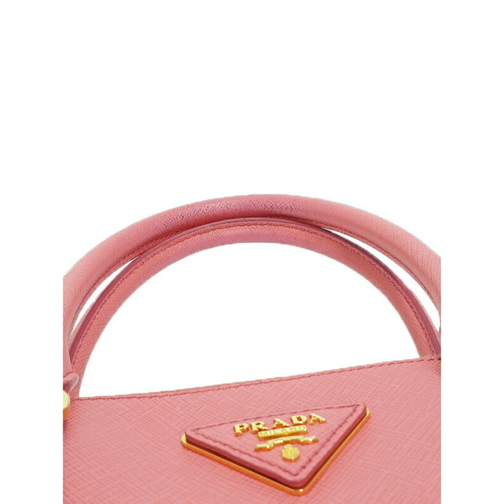 PRADA Galleria Saffiano Leather Shoulder Bag Handbag - Picture 4 of 9